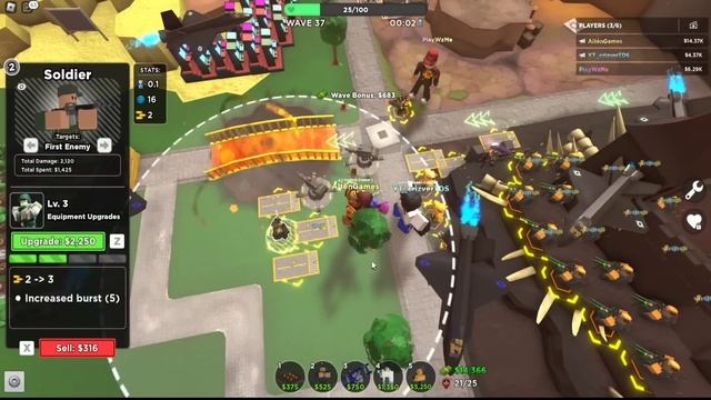 быстрый фарм гемов тдс, добываем кристаллы хардкор тдс, роблокс смотреть онлайн