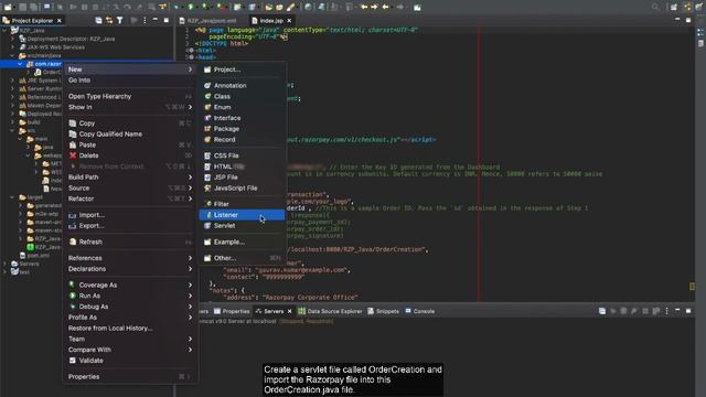 Razorpay Payment Gateway Integration in Java powered website смотреть онлайн