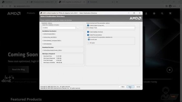 How to install Xilinx Vivado 2023 for free|| Step by step process || let's dECodE || Installation