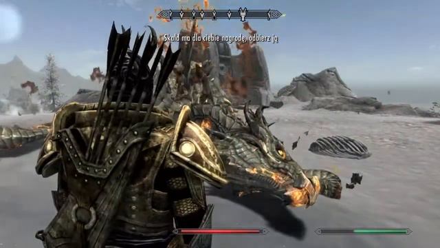 Skyrim - 1H animation Dragon Kill смотреть онлайн