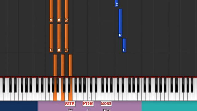 Foo Fighters - " Big Me " Piano Synthesia смотреть онлайн