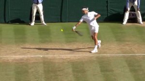 Роджер Федерер . Лучшие розыгрыши. Уимблдон 2017. HD