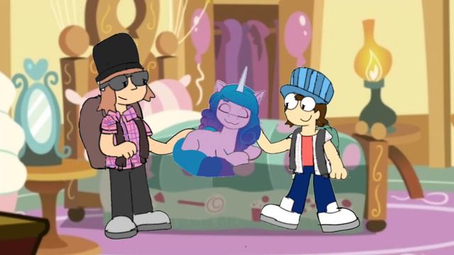 Me and Marvin are petting Izzy from MLP G5 | Doctor Blood Studios смотреть онлайн