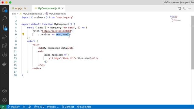 react || 020 || react-query смотреть онлайн