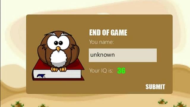 What's my IQ - brain game for Windows Phone смотреть онлайн