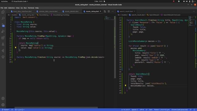 5.9) Auto-Generated fromJson Json | The Complete (FREE) Flutter Course смотреть онлайн