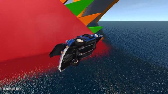 Jumping Crashes&Deadly Decent with Giant Ramp into Giant Xbox 360 Controller - Beamng drive смотреть онлайн