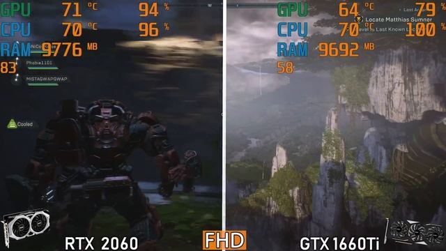 RTX 2060 VS GTX 1660ti تحدي смотреть онлайн