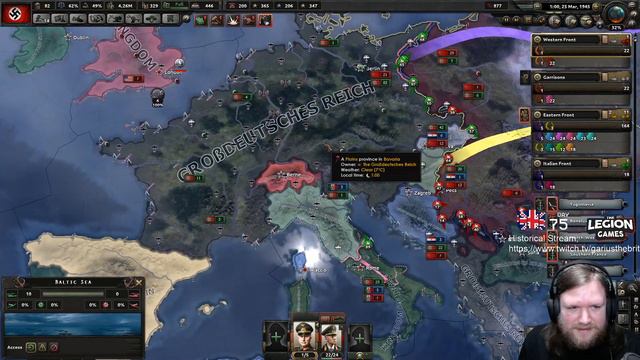 The Last Days of WW2 - Germany | British Legion Stream | Endsieg | Hearts of Iron IV | 8 смотреть онлайн