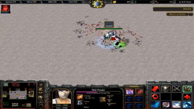 Warcraft III Gameplay Bleach Vs Naruto - Kuro Yo Vs Ero Gaah HD смотреть онлайн