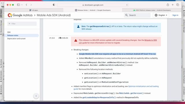 Manifest merger failed: uses-sdk:minSdkVersion 16 cannot be smaller than 19 declared in library смотреть онлайн