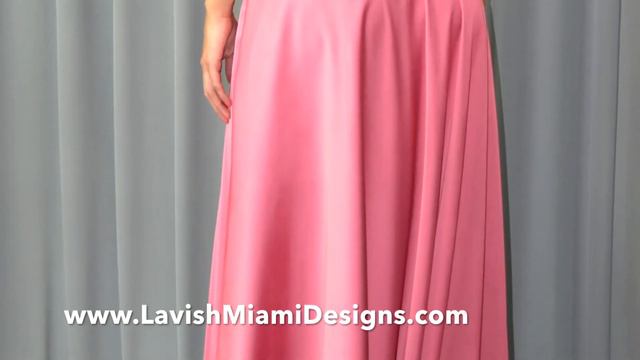 Green or Pink Lace Long Dress | Cocktail Wear and Special Occasion Dresses смотреть онлайн