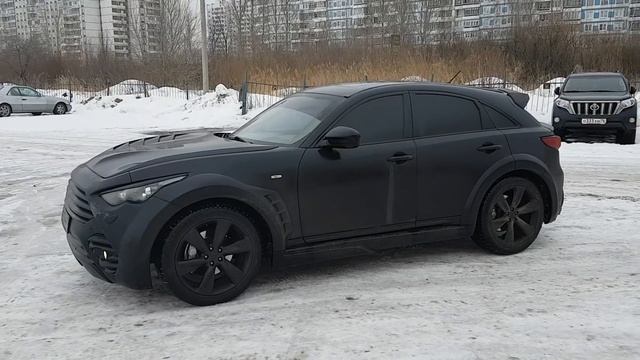Новый верхний спойлер на INFINITI FX/QX70 смотреть онлайн