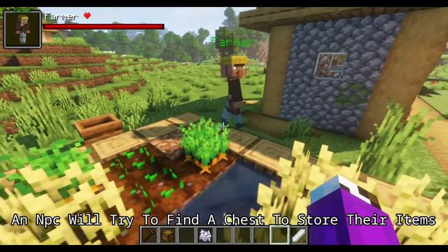 Minecraft | How To Create Farmers With Custom NPCs 1.16.5 (Tutorial) смотреть онлайн