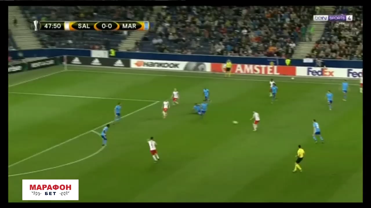 ЗАЛЬЦБУРГ-МАРСЕЛЬ 1-0 ОБЗОР МАТЧА. ЛИГА ЕВРОПЫ. 28.09.2017 смотреть онлайн