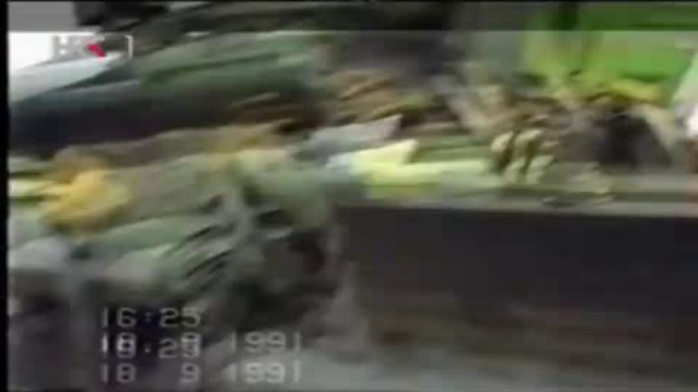 Подбитая техника ЮНА в Вуковаре. Югославия, 1991 г. смотреть онлайн