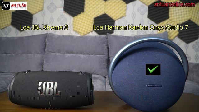 So sánh bass Loa Harman Kardon Onyx Studio 7 với Loa JBL Xtreme 3 - An Tuấn смотреть онлайн