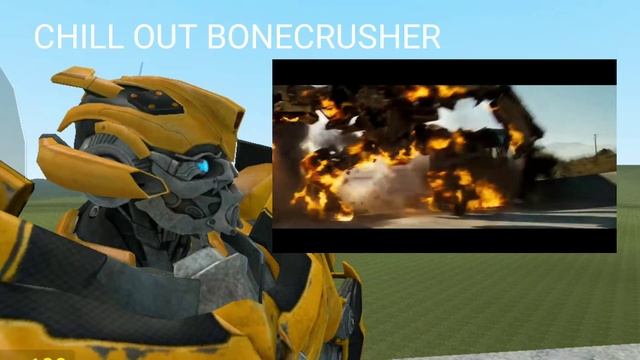 Bumblebee React To Optimus Prime Vs Bonecrusher
