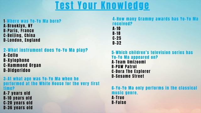 Yo-Yo Ma | Asian American Pacific Islander Musician of the Month | Online Music Lesson смотреть онлайн