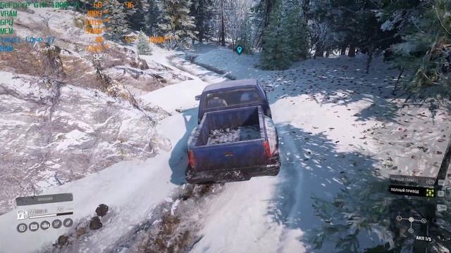 Test SnowRunner на Ультра GeForce GTX 1080 Ti Intel Core i7-9700K при FullHD смотреть онлайн
