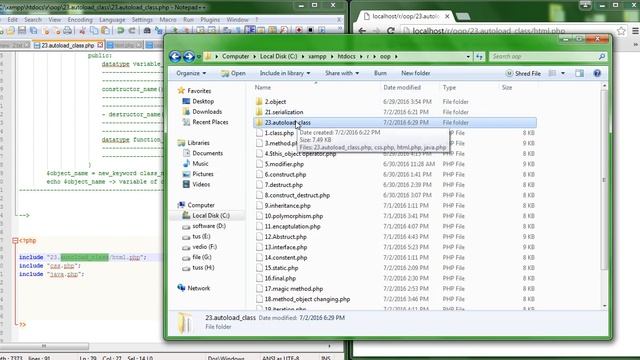 92.23. How to use autoload class in PHP object oriented programming смотреть онлайн
