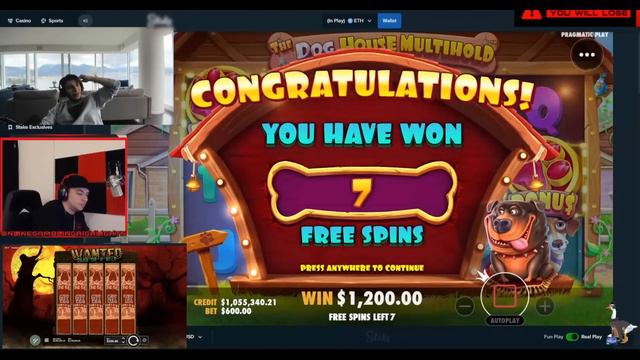 TrainWrecksTV FIRST Max Win In a Year !! смотреть онлайн