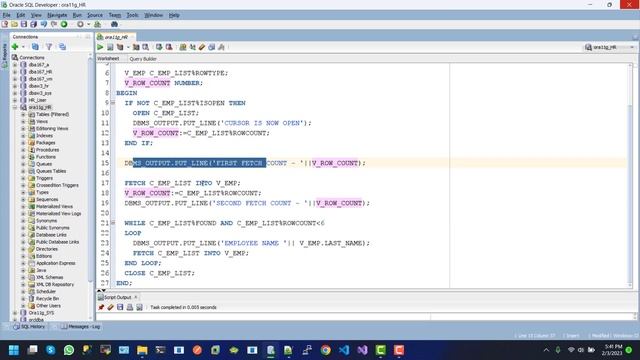 PL/SQL - Cursor attribute | %ROWTYPE | %ISOPEN | %NOTFOUND смотреть онлайн