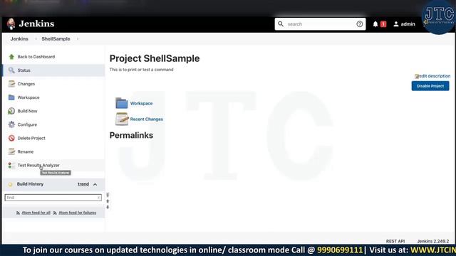 Jenkins Full Course || Jenkins Full Course For Beginners by JTC смотреть онлайн