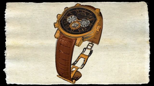 Cinema4D Bvlgari Watch Sketch смотреть онлайн