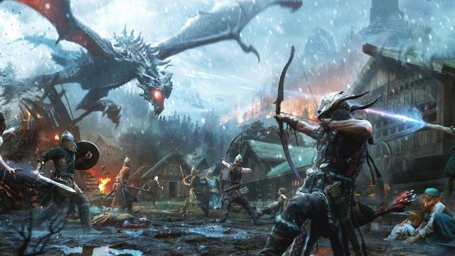 SKYRIM EPIC SOUND ~ MIMOS MUSIC MIX смотреть онлайн