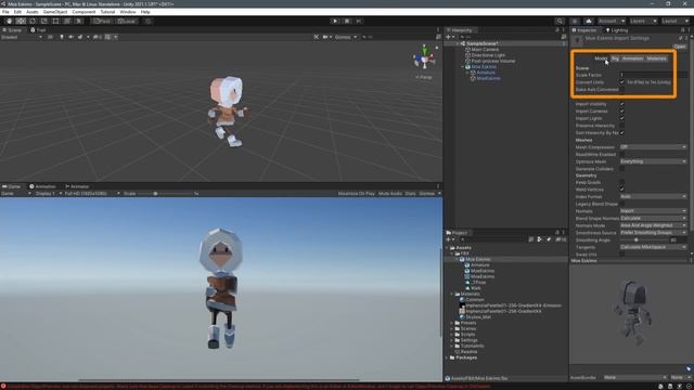 Animated Character from BLENDER 2.93 To UNITY 2021 with Correct Rotation смотреть онлайн