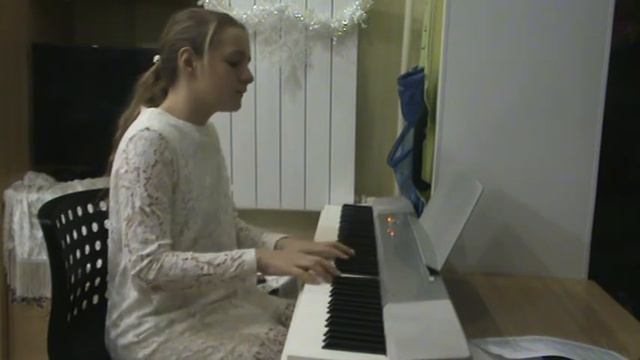 Туркина Анна, "Раздумье" Н.Жубинская. "Соната" 1 часть, И. Гайдн смотреть онлайн