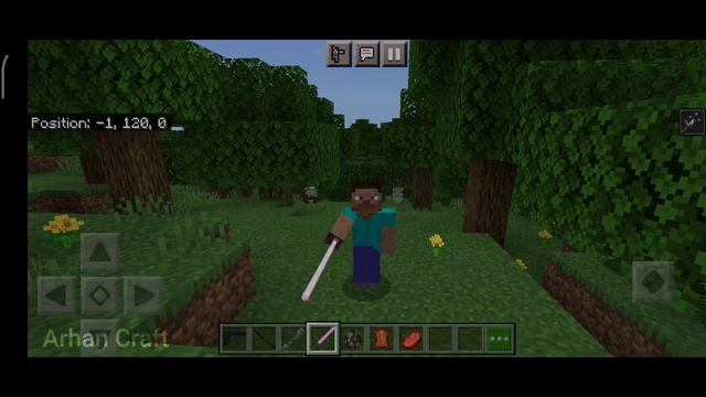 MOD Super Realistic Animation Sword - Minecraft PE 1.19+ смотреть онлайн