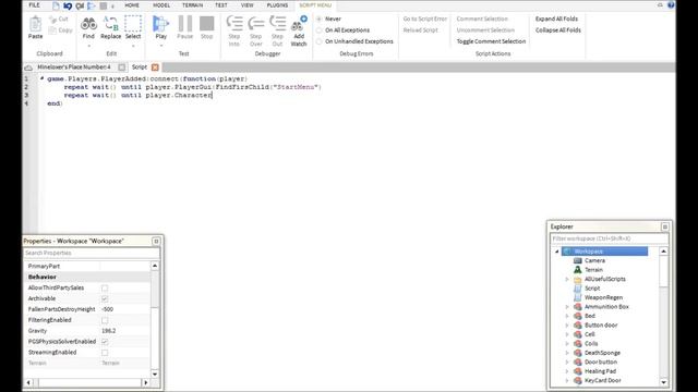 Roblox | How to make a one time Start menu(Intro) смотреть онлайн