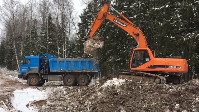 Выторфовка экскаватором смотреть онлайн