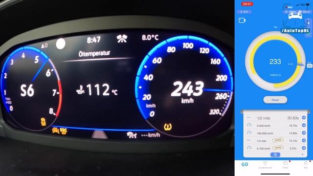 VW ARTEON R | 0-260 POV SOUND & TOP SPEED On AUTOBAHN