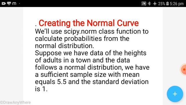 Theoritical part1 Normal distribution curve #python смотреть онлайн