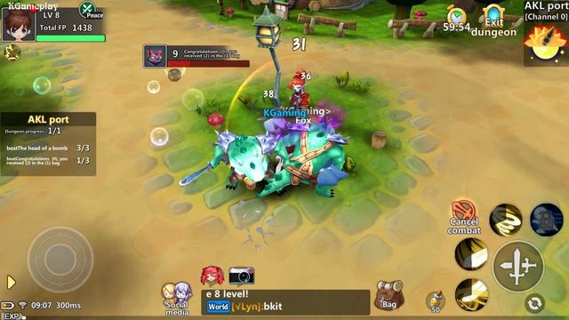 Luna Fantasy Warrior Gameplay MMORPG iOS/Android смотреть онлайн