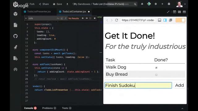 React State Management Vol. 1: The Container Pattern смотреть онлайн
