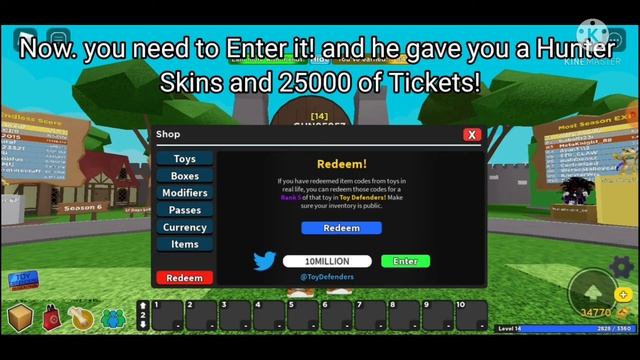 HOW TO GET Hunter TB ZED SKINS in CODES! Toy Defenders (ROBLOX) смотреть онлайн
