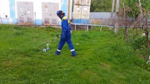 Переделка триммера в газонокосилку