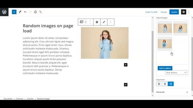 Gutenberg Random Image Block | ACF Blocks смотреть онлайн