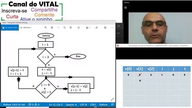 Insertion Sort no Python смотреть онлайн