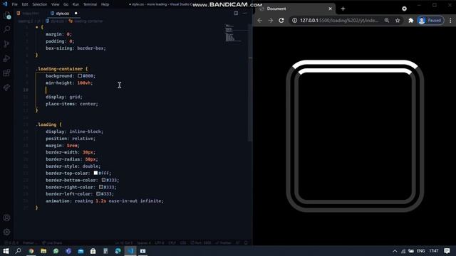 Amazing preloader using html and css смотреть онлайн