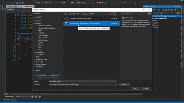 NuGet Tutoiral - Creating NuGet Packages, Creating Private NuGet Server смотреть онлайн
