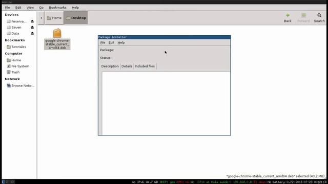 Instalando Google Chrome en Debian 7.0 смотреть онлайн