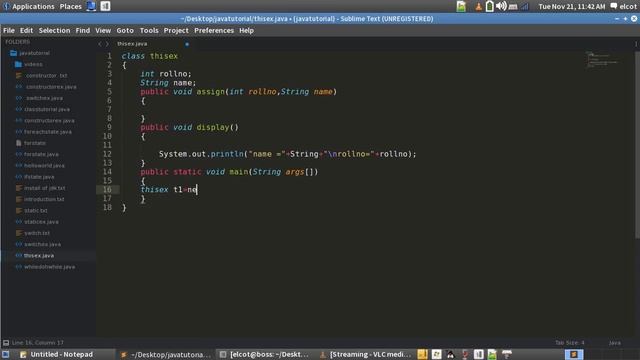 what is use and purpose of this keyword in java смотреть онлайн