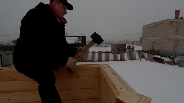 ДОМ 6Х6 ПОД УСАДКУ ИЗ ПРОФИЛИРОВАННОГО БРУСА смотреть онлайн