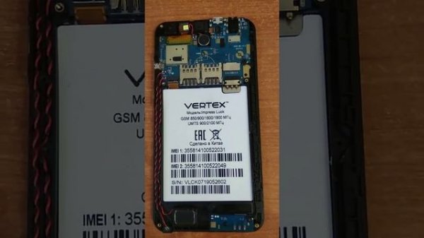 Разборка Vertex Impress Luck