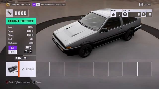 Forza Horizon 3 | tuning a 1985 TOYOTA SPRINTER TRUENO GT APEX смотреть онлайн